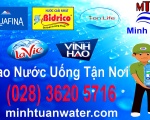 Minh Tuan Water received water delivery in District 9, District 2, Thu Duc District